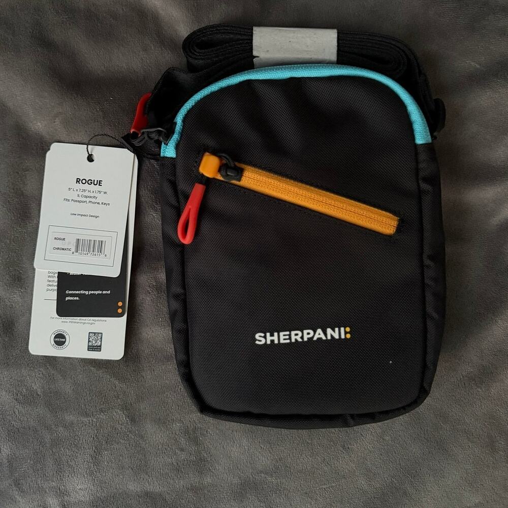 Sherpani Rogue Mini Crossbody Bag Chromatic RFID NWT